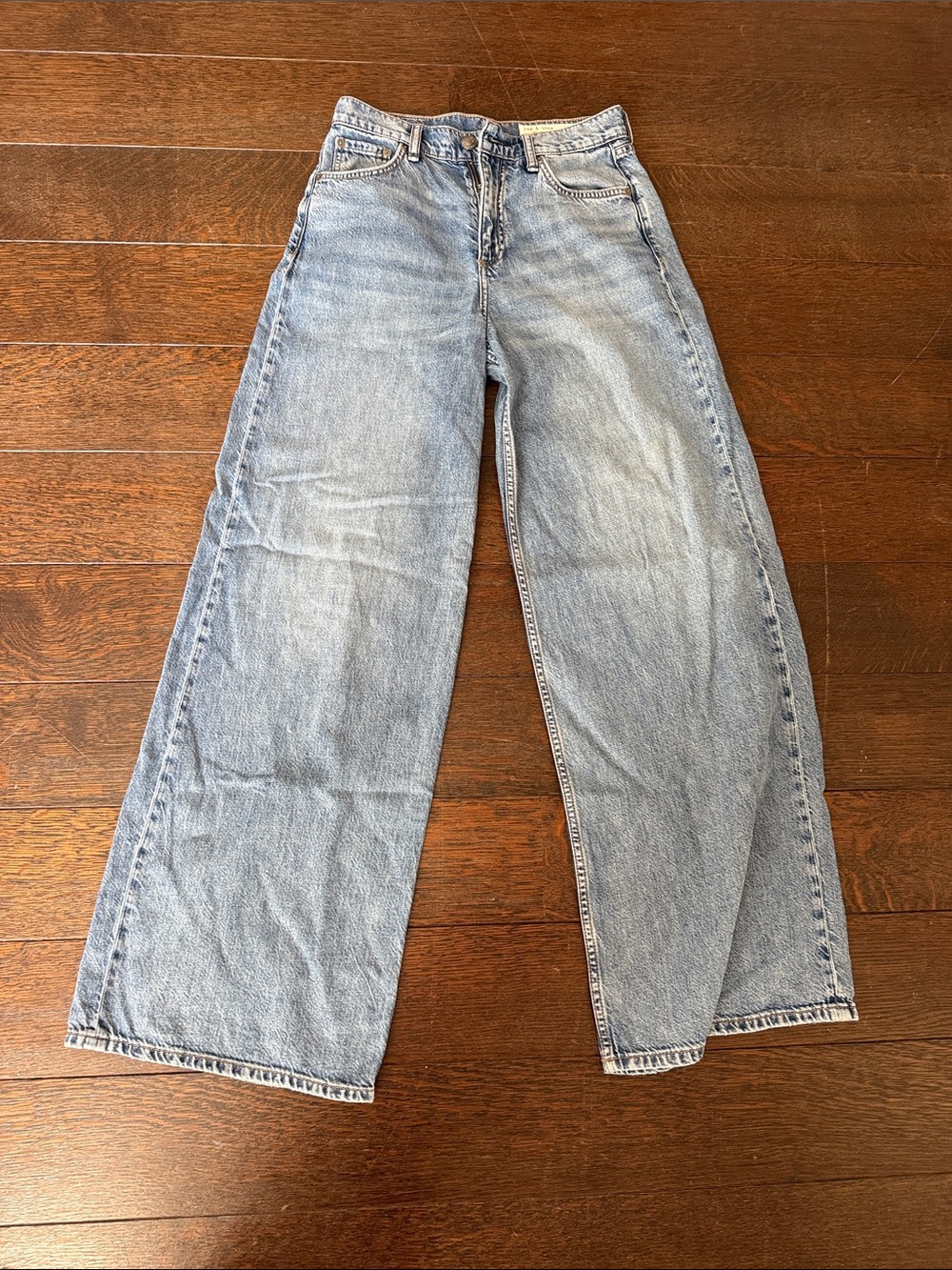 rag & bone Light Blue Wide Leg Jeans- Sofie jeans